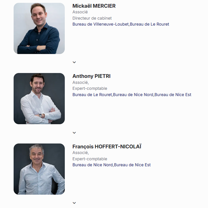 Nos équipes de Nice, Villeneuve-Loubet et Le Rouret.